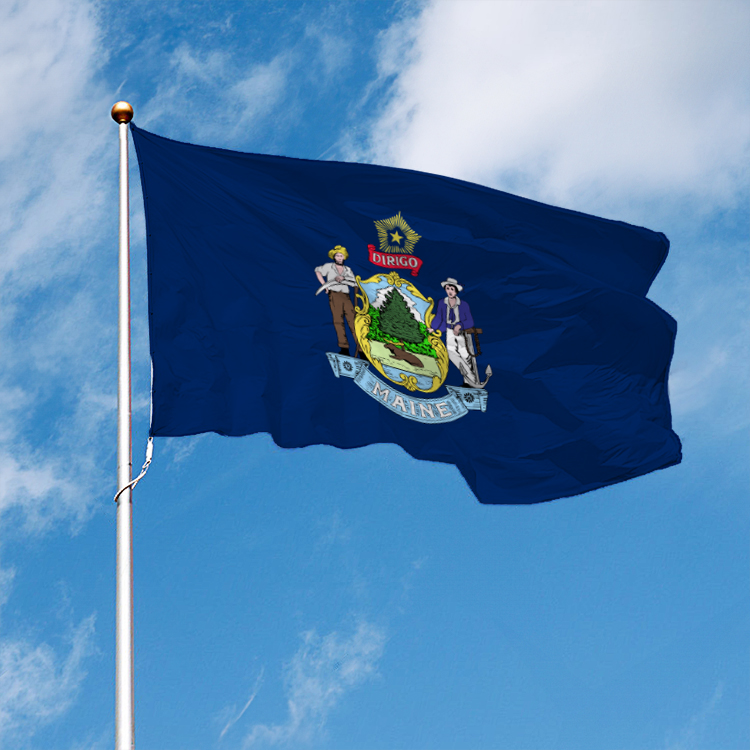 Maine State Flag